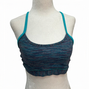 Lululemon Flow Y Nulu Light Support Mesh back Sports Bra Size 6